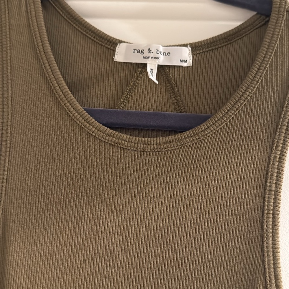 Rag & Bone Khaki Midi Dress - Picture 2 of 5